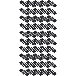 100x ŁĄCZNIK PRĘTA PODNOŚNIKA PODWÓJNEGO KOPACZKA